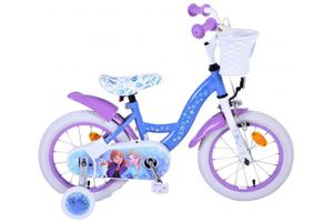 Disney Frozen 2 Kinderfiets Meisjes 14 inch Blauw/Paars