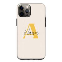 Amber Script: iPhone 12 Tough Case