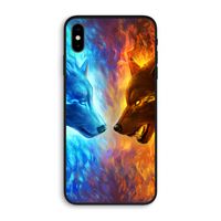Fire & Ice: iPhone XS Max Biologisch afbreekbaar hoesje