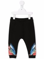 Marcelo Burlon County Of Milan Kids pantalon de jogging à imprimé Wings - Noir