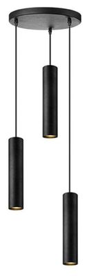 LABEL51 Hanglamp 'Ferroli' 3-lamps, kleur Zwart