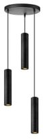 LABEL51 Hanglamp 'Ferroli' 3-lamps, kleur Zwart