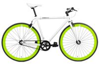 Fixie Fiets FabricBike White & Green Fixie Fiets FabricBike White & Green