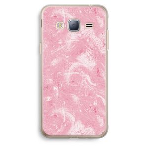 Abstract Painting Pink: Samsung Galaxy J3 (2016) Transparant Hoesje