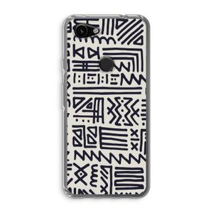 Marrakech print: Google Pixel 3a Transparant Hoesje