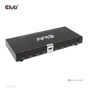 club3D HDMI Splitter HDMI-splitter 8 + 1 poorten 3840 x 2160 Pixel