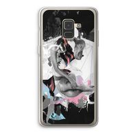 Camouflage de sommeil: Samsung Galaxy A8 (2018) Transparant Hoesje