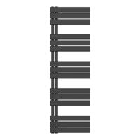 Handdoekradiator BWS Boss Links aansluiting 755W 160x50 cm Zwart Boss & Wessing