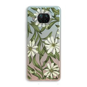 Wit bloemenpatroon: Xiaomi Mi 10T Lite 5G Transparant Hoesje