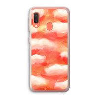 Lichte Wolken: Samsung Galaxy A20e Transparant Hoesje
