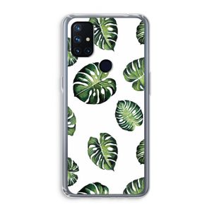Tropische bladeren: OnePlus Nord N10 5G Transparant Hoesje