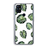 Tropische bladeren: OnePlus Nord N10 5G Transparant Hoesje