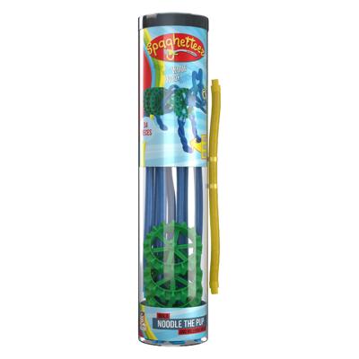 Clics Spaghetteez noodle the pup flexibele bouwstaafjes, 34dlg.