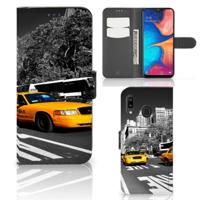 Samsung Galaxy A30 | Flip Cover | New York Taxi