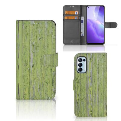 OPPO Find X3 Lite | Book Style Case | Green Wood