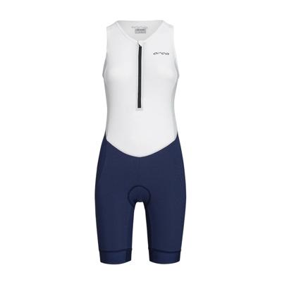Orca Athlex Race Suit V2 mouwloos dames wit/blauw