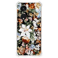 Case voor OPPO Reno8 T 5G Dark Flowers