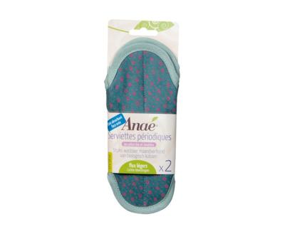 Anae Wasbaar maandverband - mini - 2 st. - towels circles