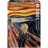 Puzzel - EDUCA - De Schreeuw, Edvard Munch - 1000 stukjes