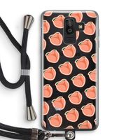 Just peachy: Samsung Galaxy J8 (2018) Transparant Hoesje met koord Just peachy: Samsung Galaxy J8 (2018) Transparant Hoesje met koord