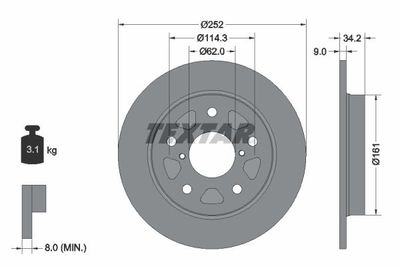 Remschijf 92305703