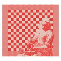DDDDD theedoek Milk Maid 60 x 65 red