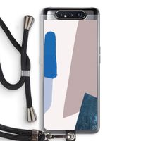 Lapis: Samsung Galaxy A80 Transparant Hoesje met koord