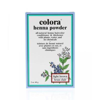 Colora Henna Henna Powder Light Brown 60gr Colora Henna Henna Powder Light Brown 60gr