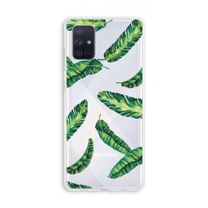 Lange bladeren: Galaxy A71 Transparant Hoesje