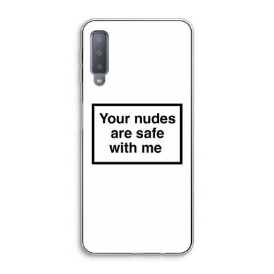 Safe with me: Samsung Galaxy A7 (2018) Transparant Hoesje
