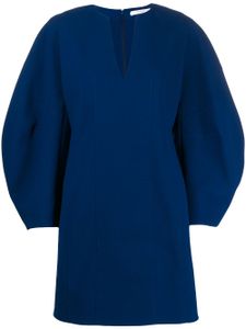 Givenchy robe courte à manches bouffantes - Bleu