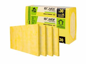 ISOVER Multimax 30 glaswol 45mm isolatieplaat 1350 x 600 x 45 Rd:1.50 10pl/pak (8,10m²)