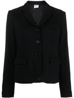 ASPESI blazer crop à trois boutons - Noir