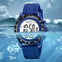 Skmei mode sporthorloges voor studenten 2 keer waterdichte chronograaf led-display cijferig horloge mannelijke datum week countdown klok Lightinthebox