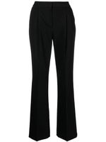 Karl Lagerfeld pleated-edge tailored trousers - Noir