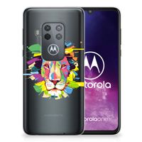 Motorola One Zoom Telefoonhoesje met Naam Lion Color