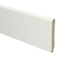MDF Koloniale plint 90x12 voorgelakt RAL9010 - lengte 240cm