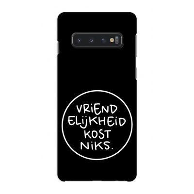 Vriendelijkheid: Samsung Galaxy S10 4G Volledig Geprint Hoesje