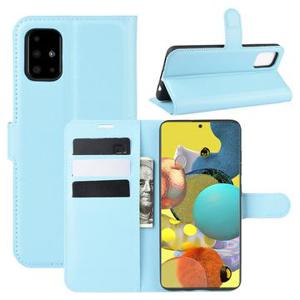 Samsung Galaxy A51 5G Wallet Case met Magnetische Sluiting - Blauw