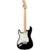 Squier Sonic Stratocaster Left-Handed MN Black linkshandige elektrische gitaar