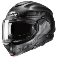 HJC F100 Hetal, Systeemhelm, Mat grijs Zwart HJC F100 Hetal, Systeemhelm, Mat grijs Zwart