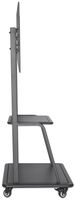 Manhattan 461665 flat panel vloer standaard Portable flat panel floor stand Zwart 2,54 m (100 ) - thumbnail