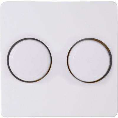 Kopp HK05 arctic wit afdekplaat + knop DUO dimmer - 4621435