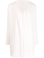 Teddy Cashmere Napoli hooded cashmere cardigan - Blanc - thumbnail