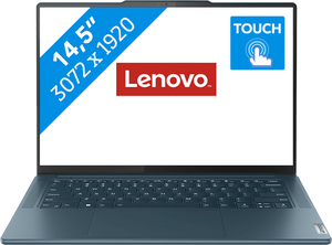 Lenovo Yoga Pro 9 Laptop 36,8 cm (14.5") Touchscreen 3K Intel® Core™ i9 i9-13905H 32 GB LPDDR5x-SDRAM 1 TB SSD NVIDIA GeForce RTX 4060 Wi-Fi 6E (802.11ax) Windows 11 Home Blauwgroen