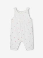 Boxpakje baby van geborduurd katoengaas beige