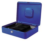 Geldkist pavo 300x240x90mm blauw