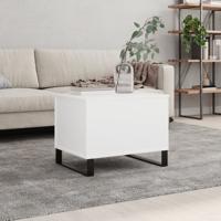 Salontafel 60x44,5x45 cm bewerkt hout wit