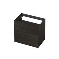 INK - Onderkast 2L A-sym Decor Tbv Grepen - 700x450x650 Mm - Intens Eiken