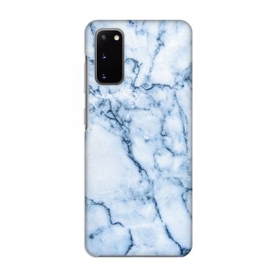 Blauw marmer: Volledig geprint Samsung Galaxy S20 Hoesje